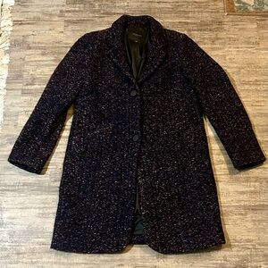 Marc New York Women's Dark Tweed Coat